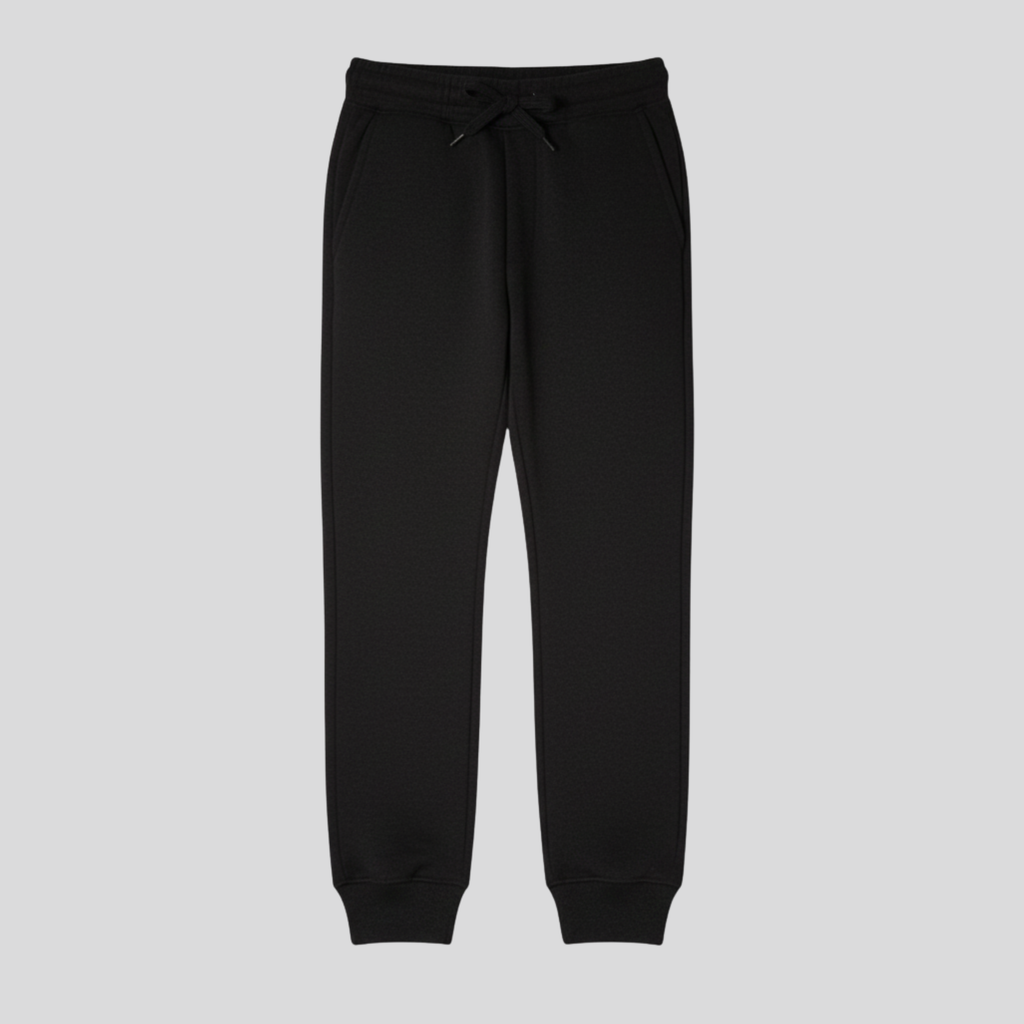 Fleece Black Sweat Pants
