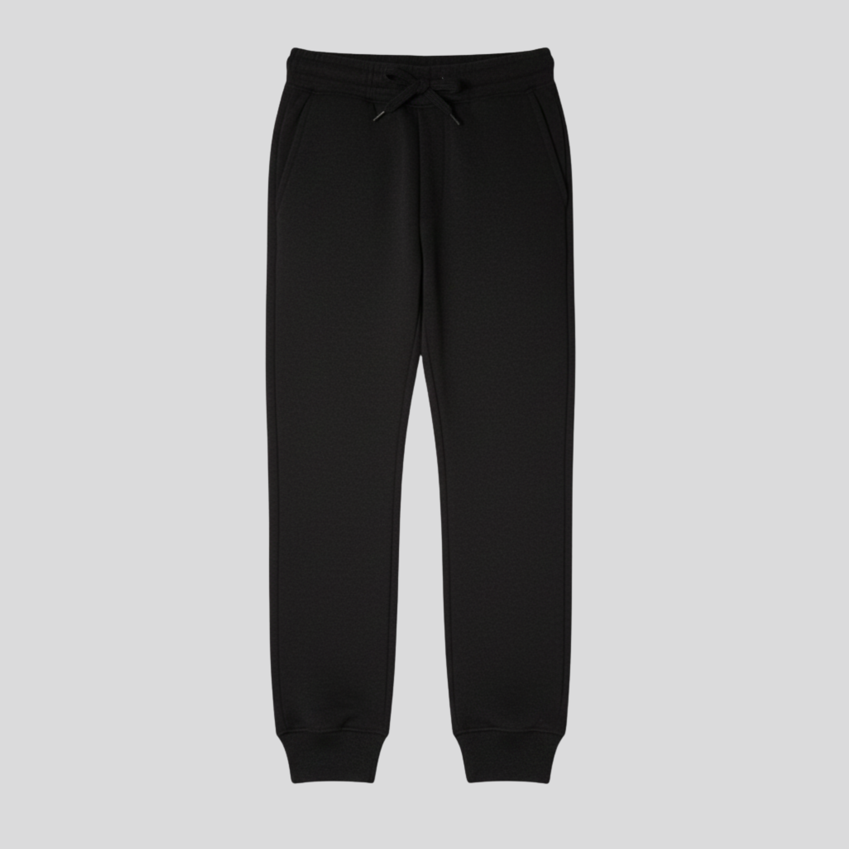 Fleece Black Sweat Pants