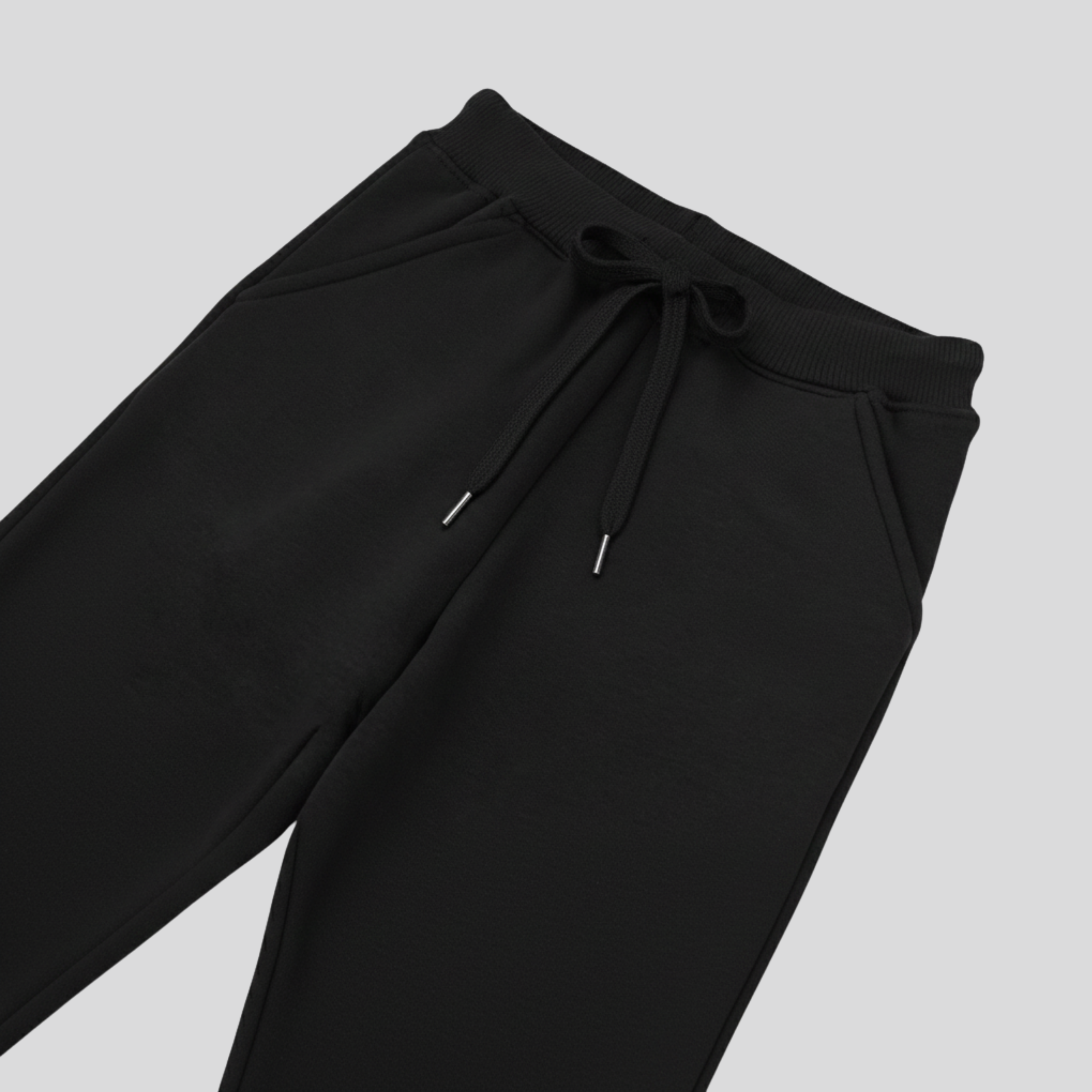 Fleece Black Sweat Pants