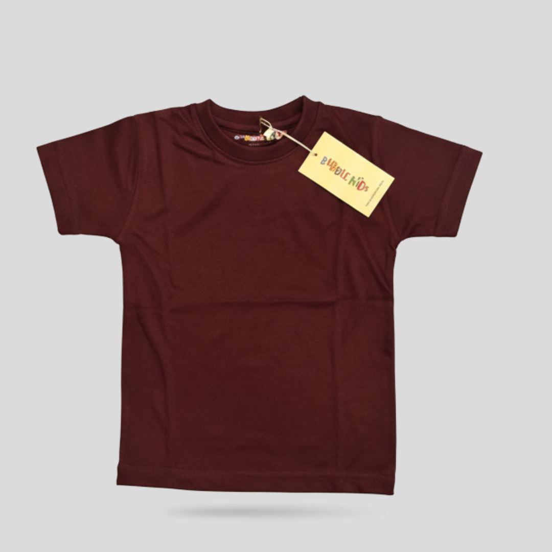 Maroon Plain T-Shirt