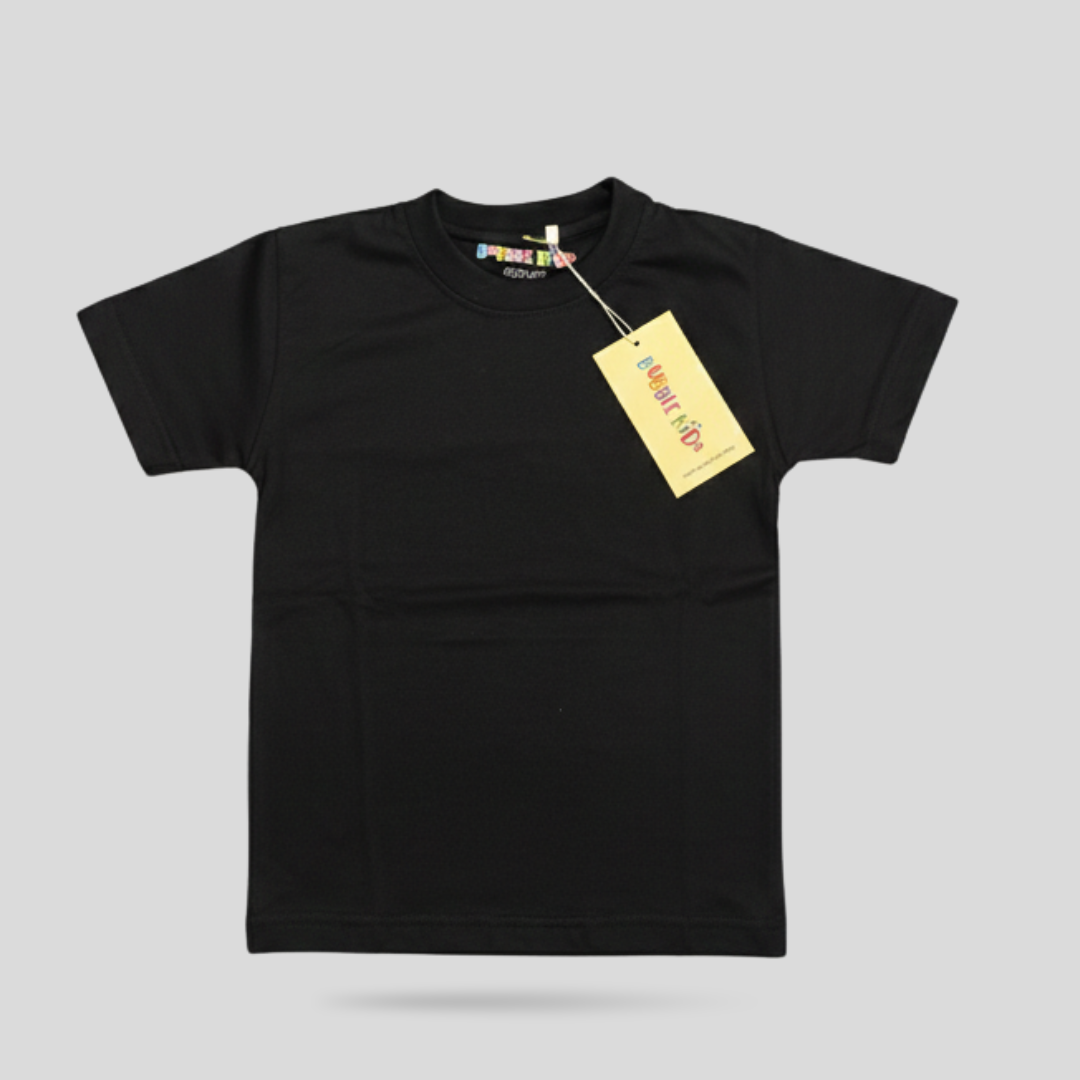 Black Plain T-Shirt