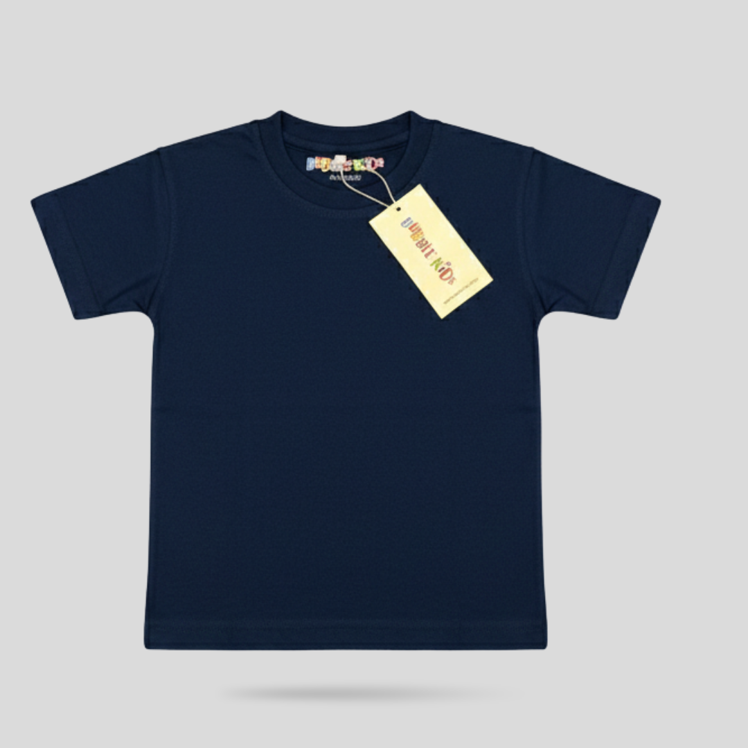 Navy Blue Plain T-Shirt