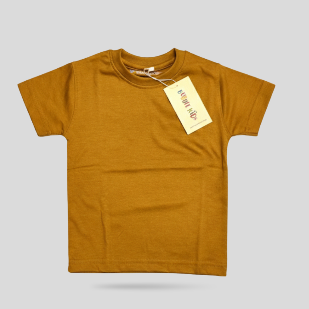 Mustard Plain T-Shirt