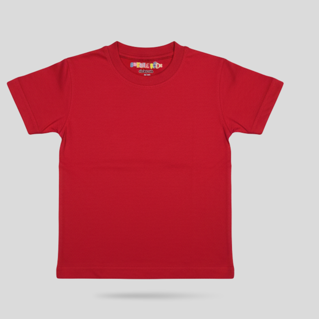 Red Plain T-Shirt