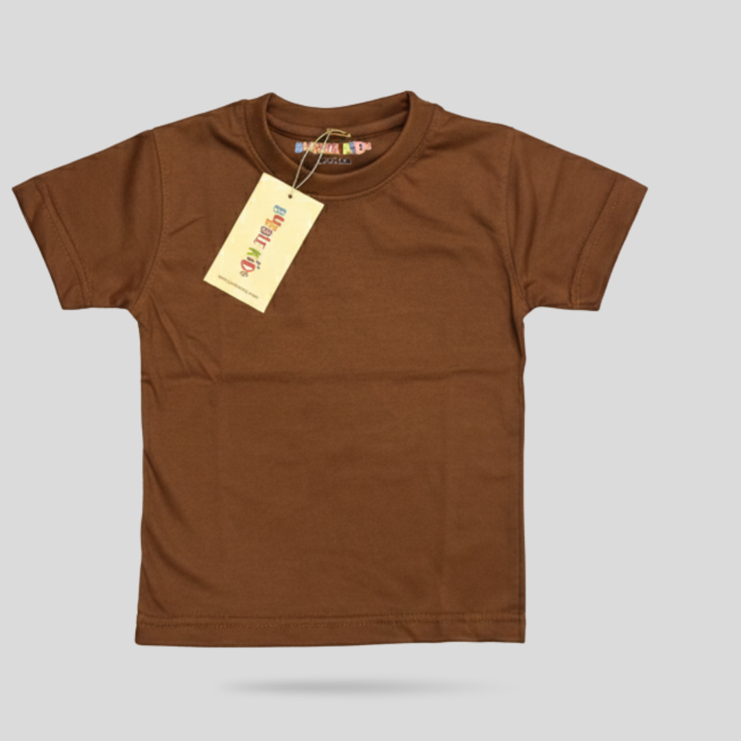 Chocolate Brown Plain T-Shirt