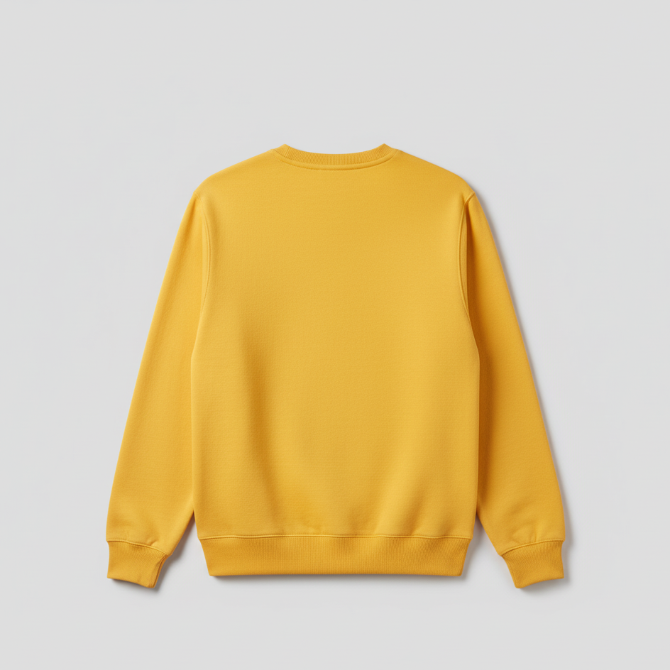 Boys Champion League 22 Printed Sweatshirt – Yellow