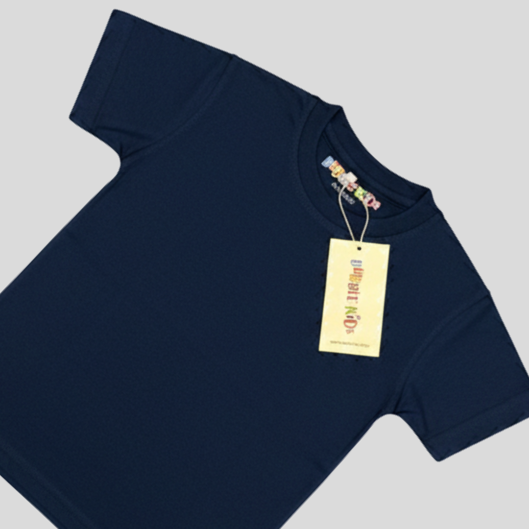 Navy Blue Plain T-Shirt