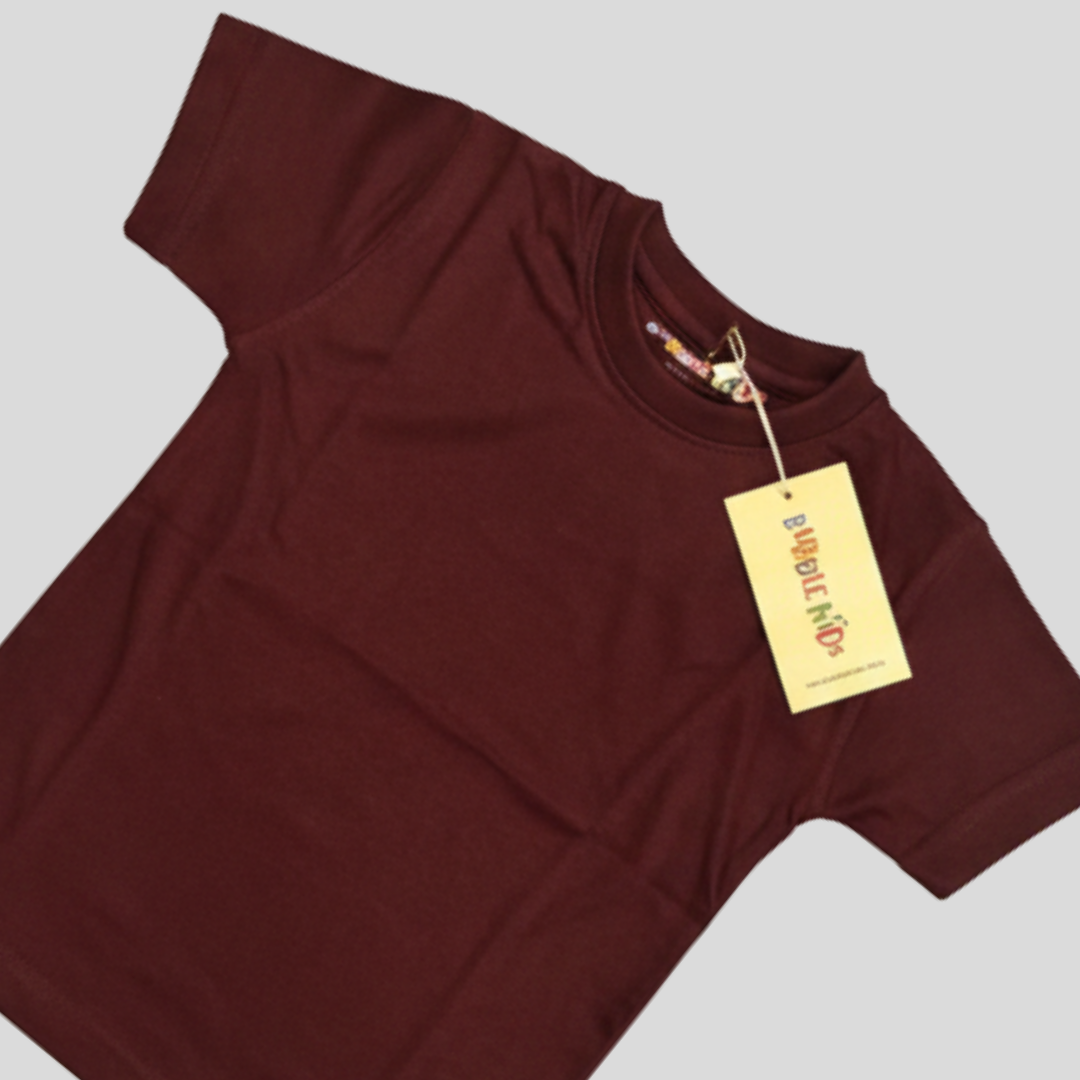 Maroon Plain T-Shirt
