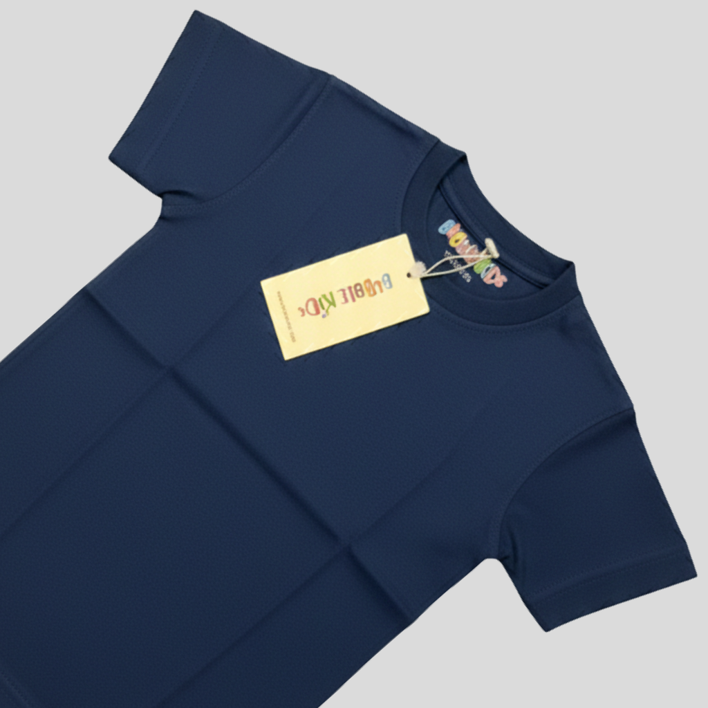 Sea Blue Plain T-Shirt