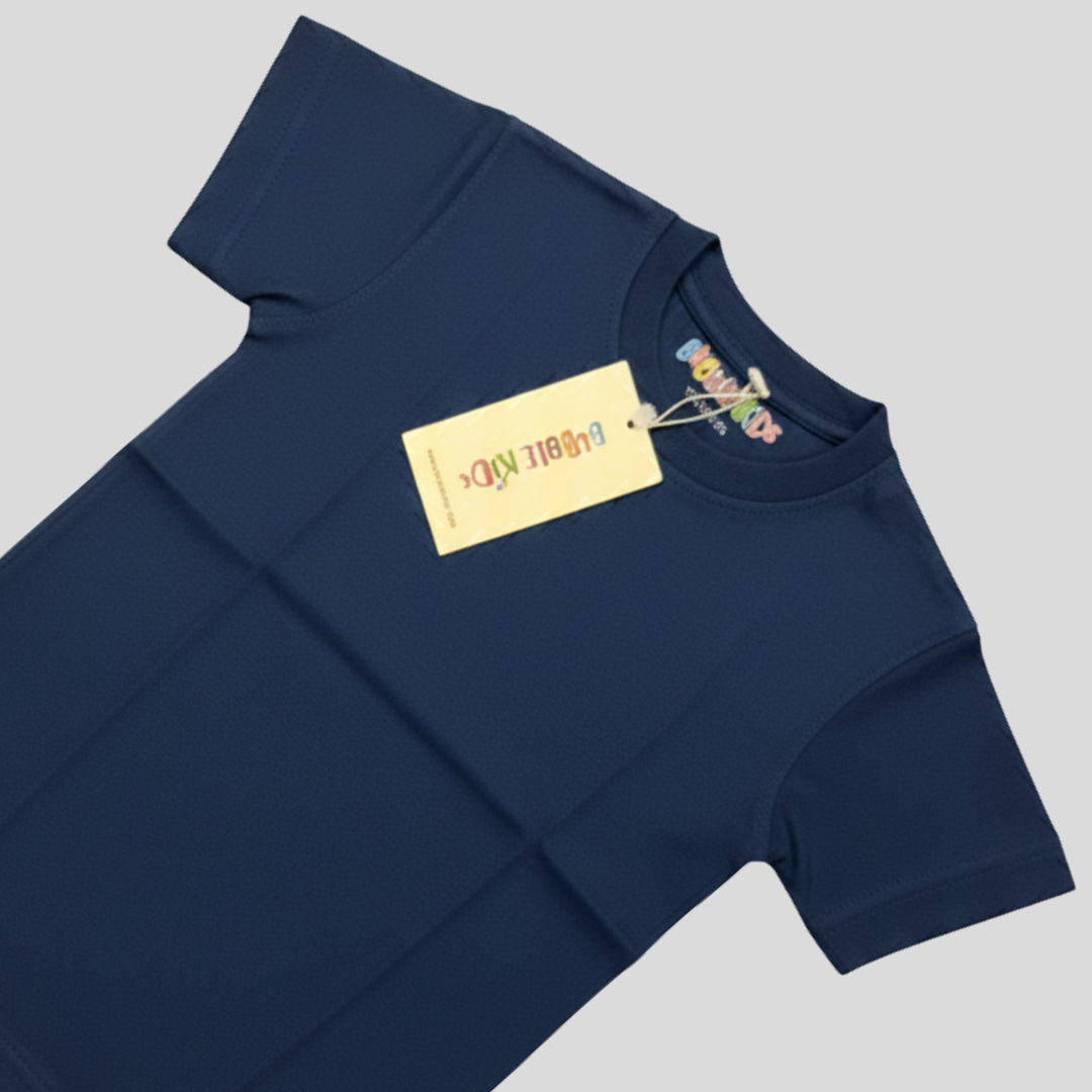 Sea Blue Plain T-Shirt