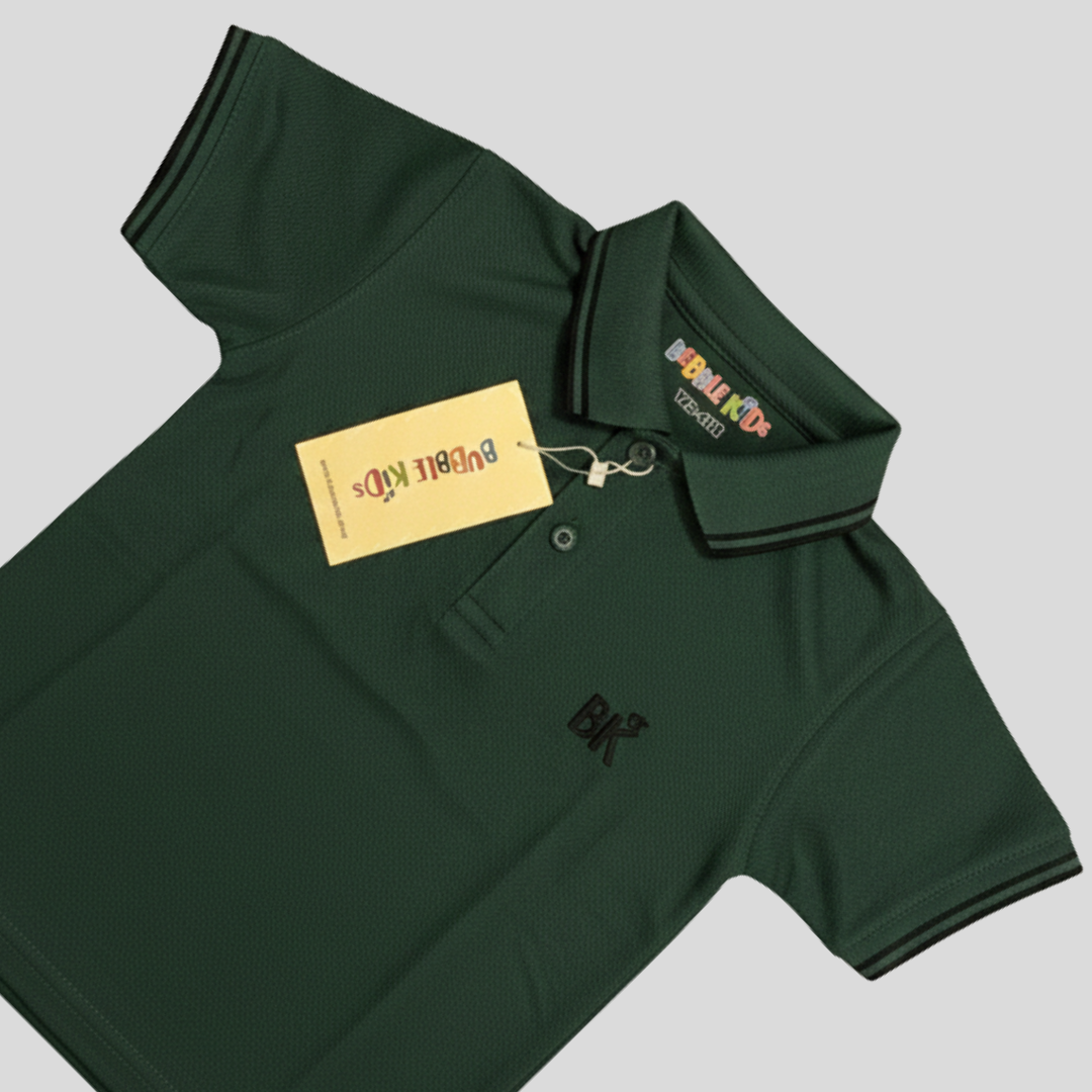 Pique Dark Green Polo Shirt
