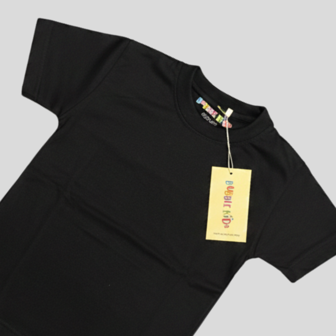 Black Plain T-Shirt