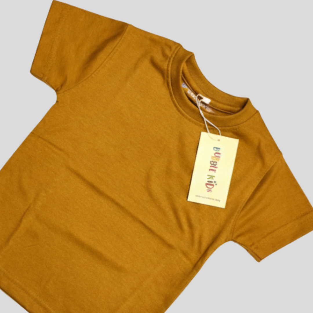 Mustard Plain T-Shirt