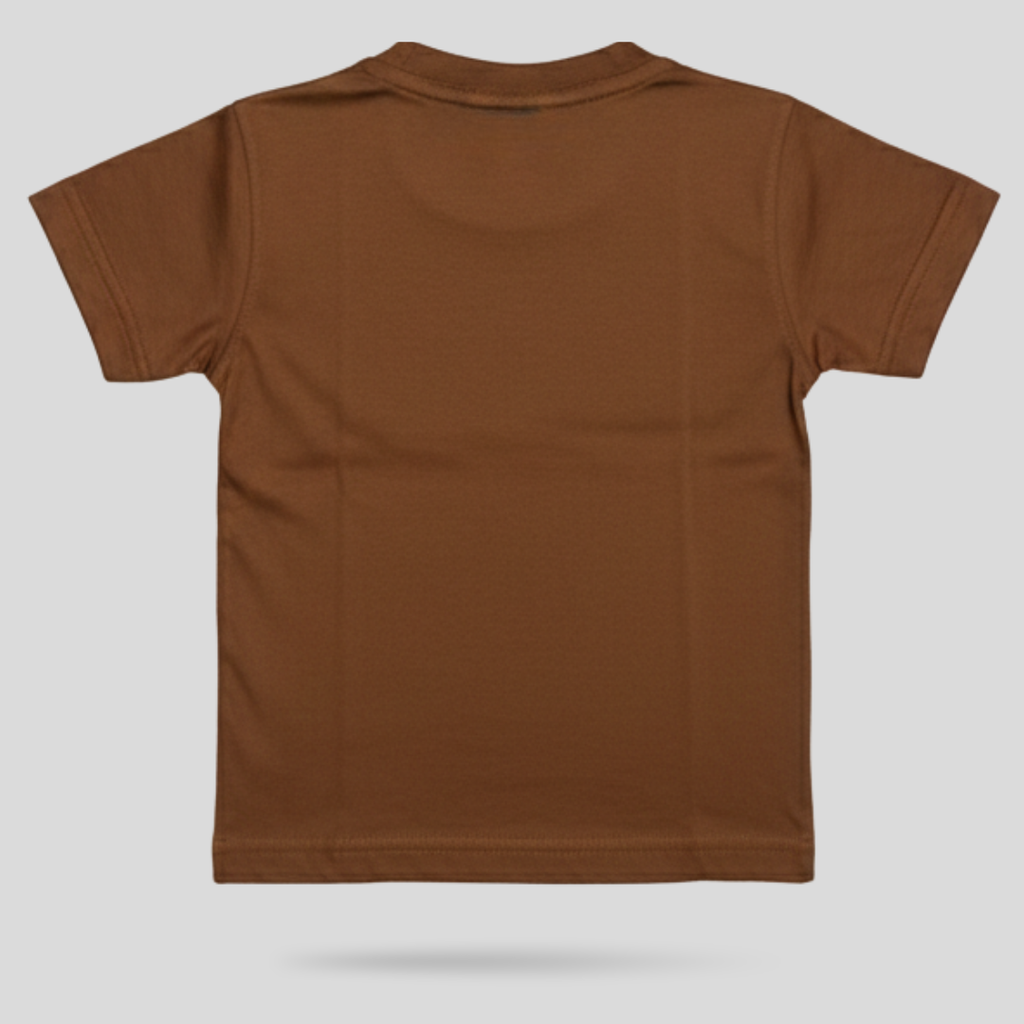 Chocolate Brown Plain T-Shirt