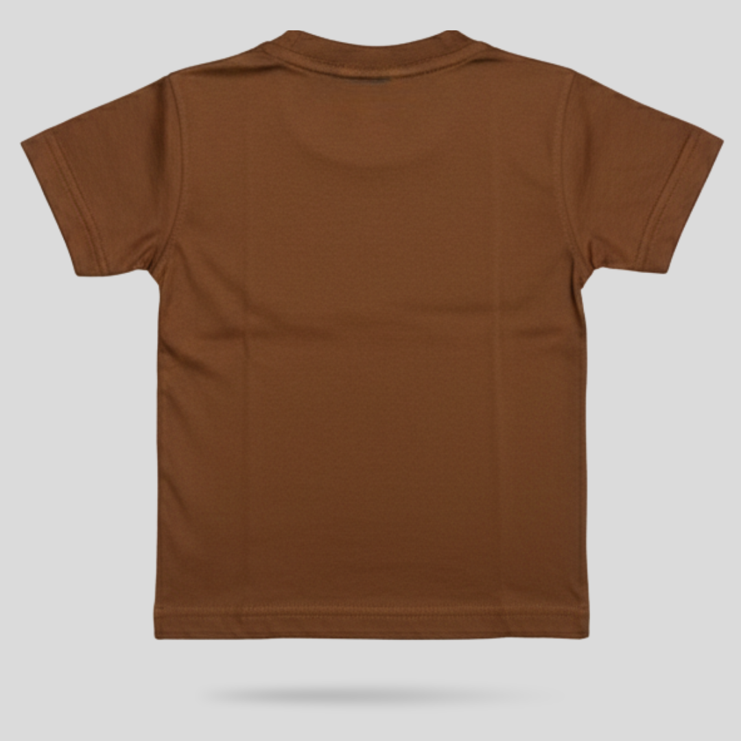 Chocolate Brown Plain T-Shirt