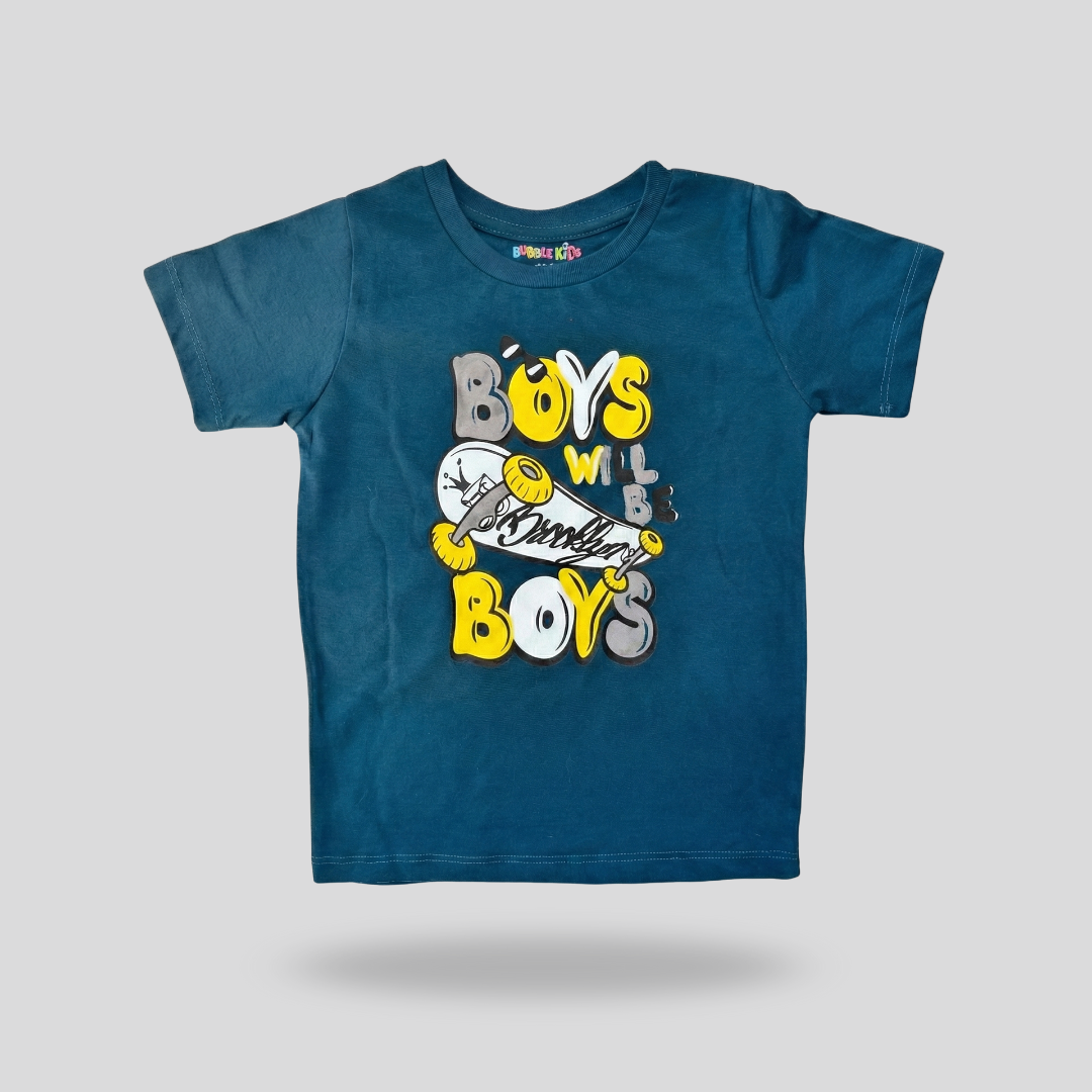 Teal Green Boys Will Be Boys