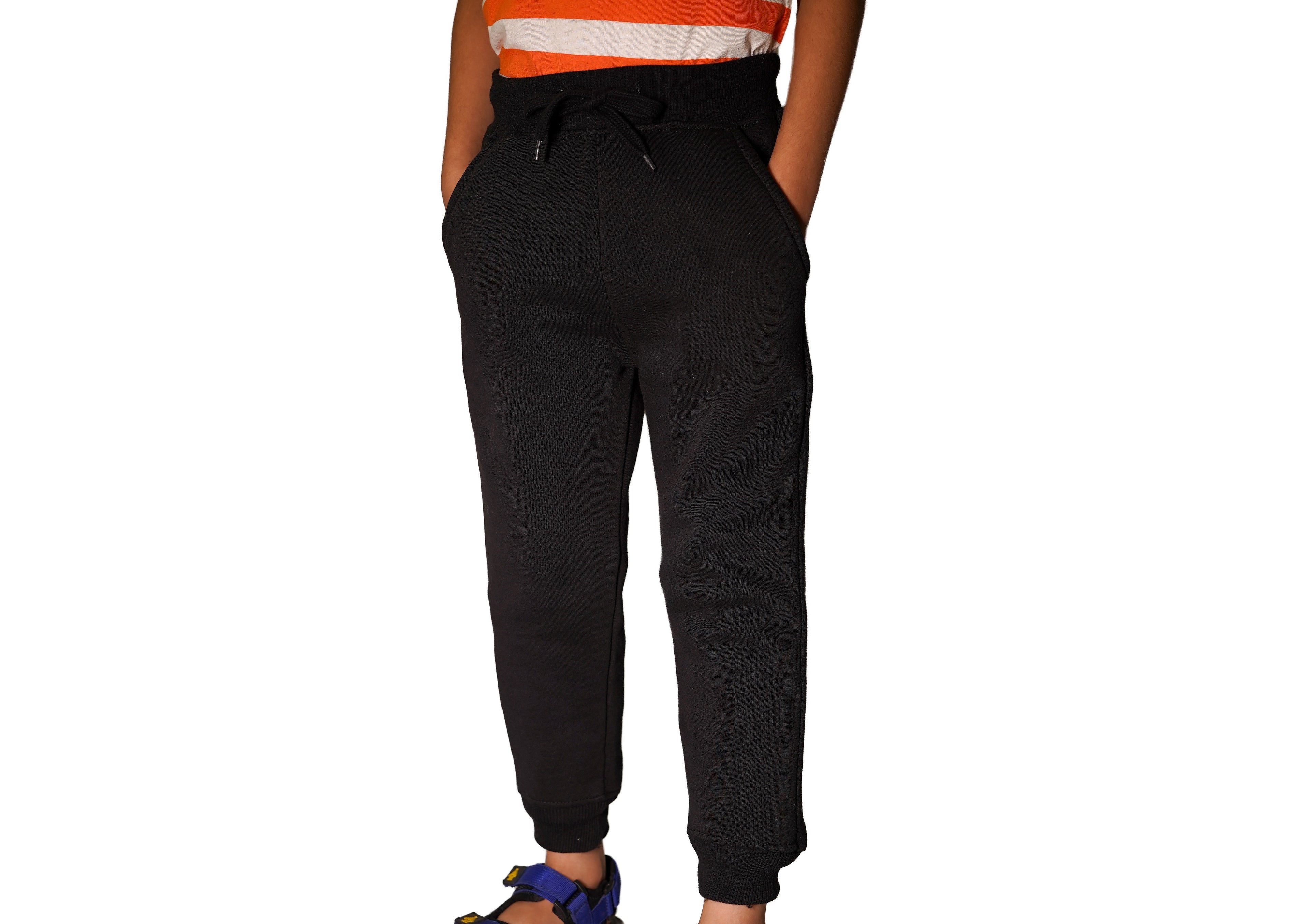 Fleece Black Sweat Pants