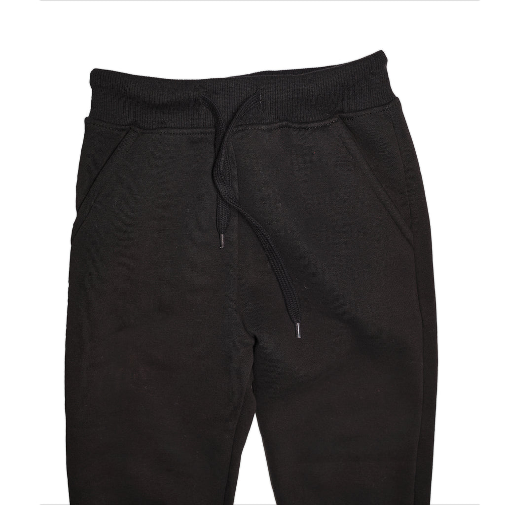 Fleece Black Sweat Pants
