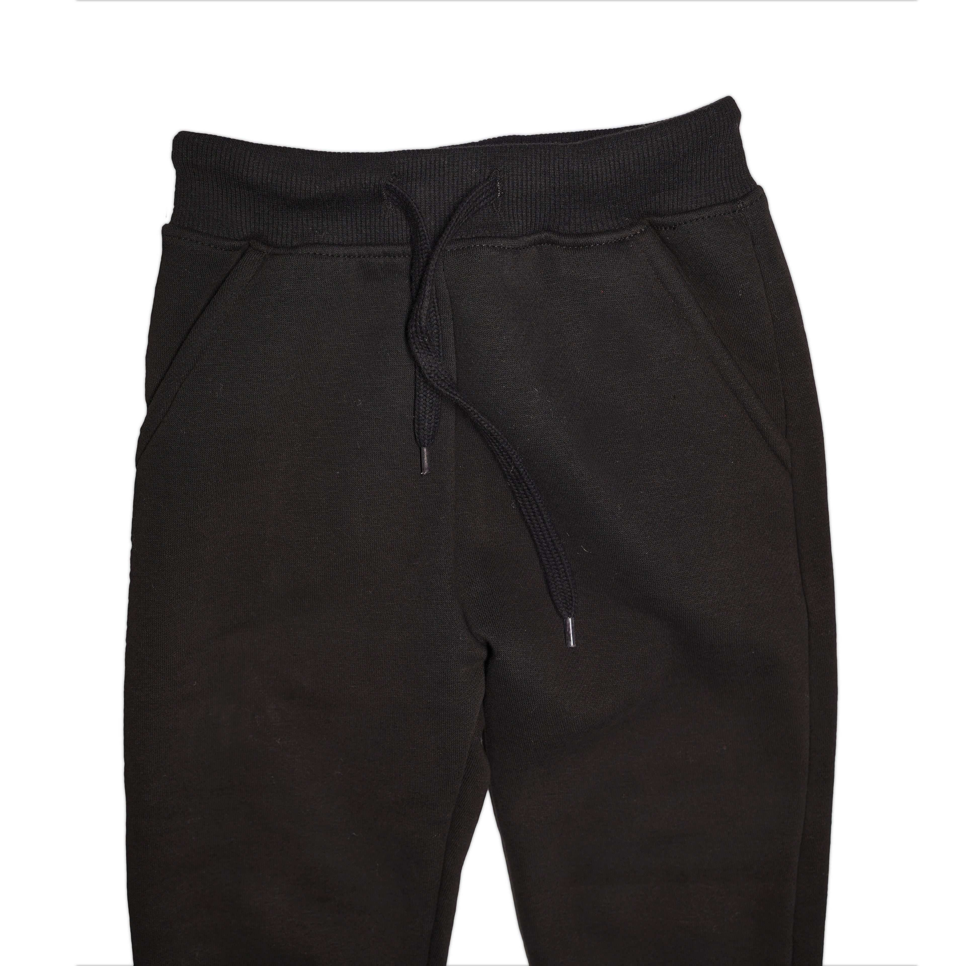Fleece Black Sweat Pants