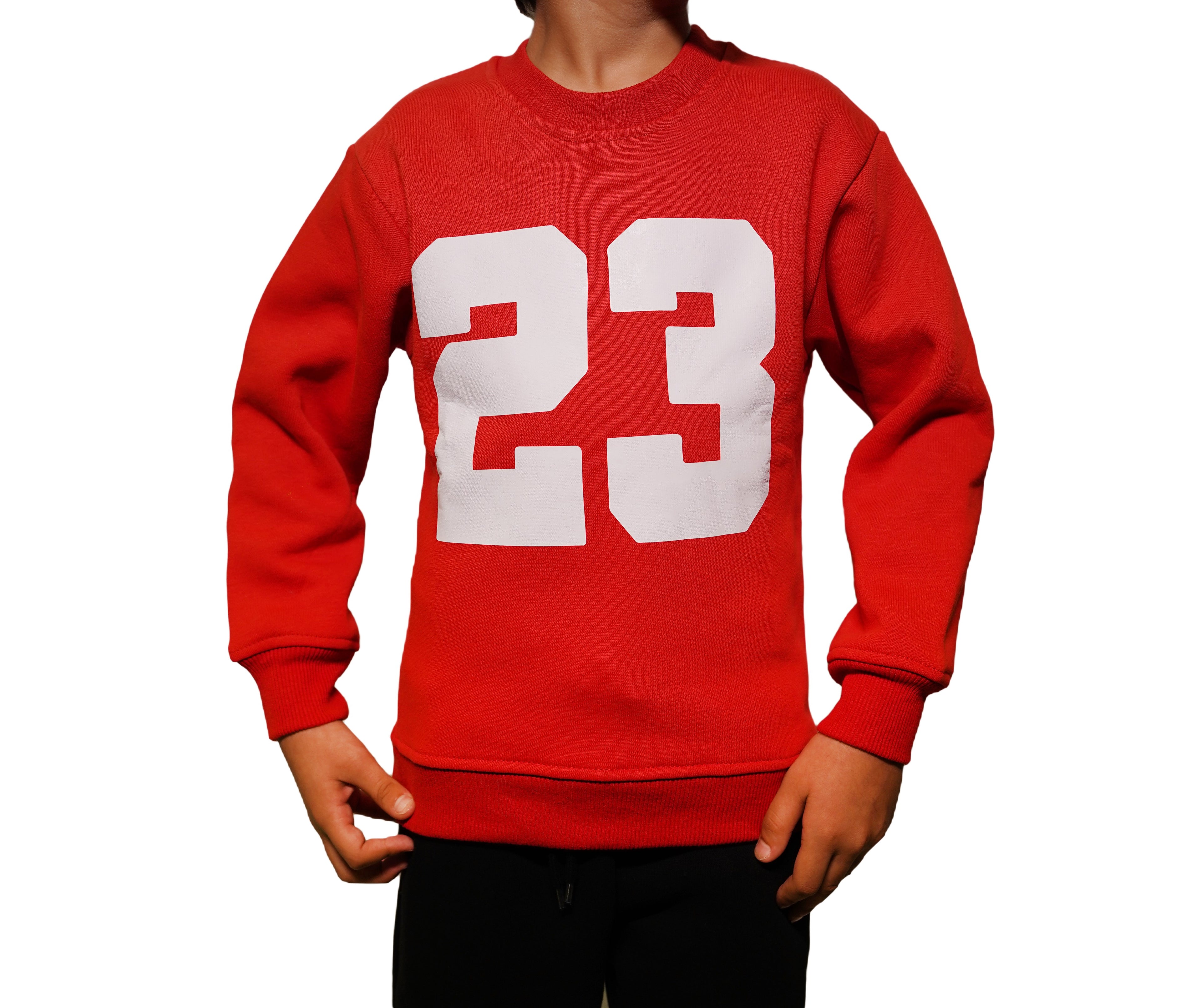 Fleece Red Sweat Shirt 23