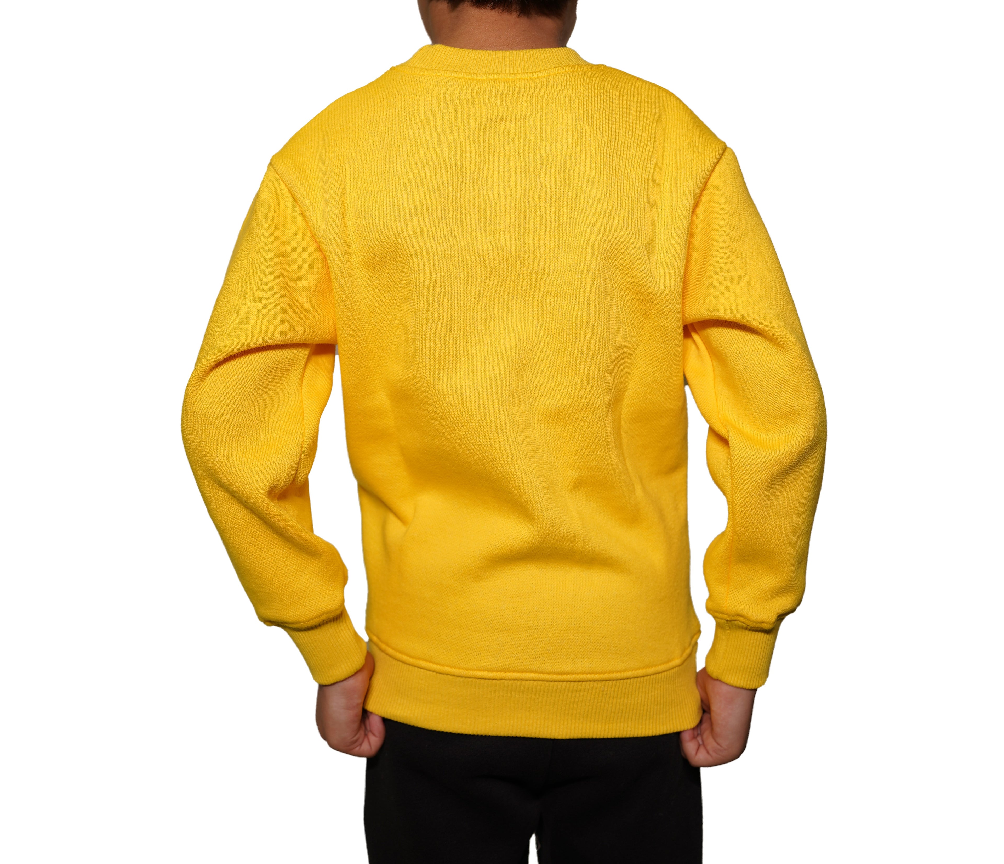 Boys Champion League 22 Printed Sweatshirt – Yellow