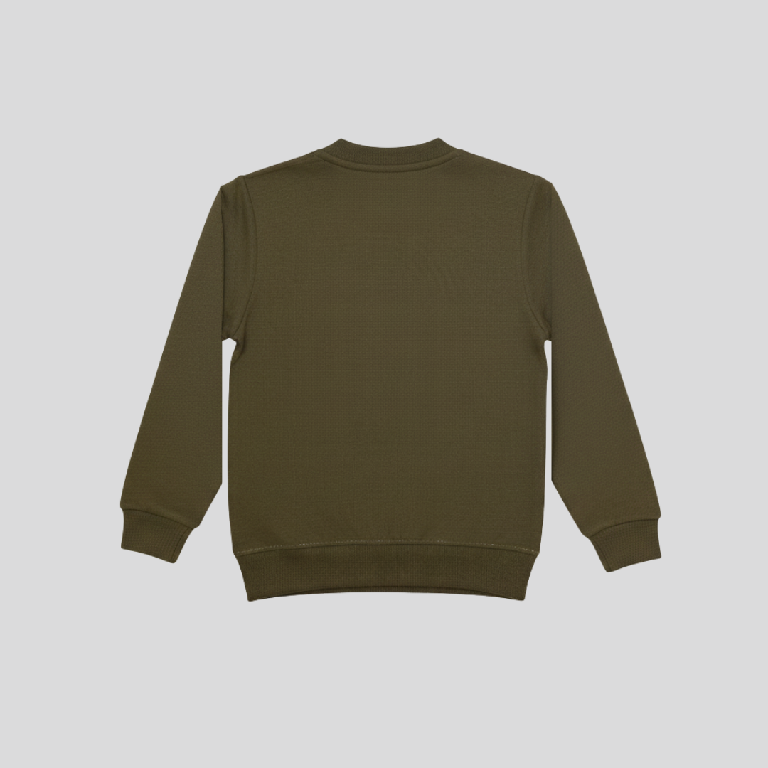 Fleece Olive Sweat Shirt Loads Of Fun