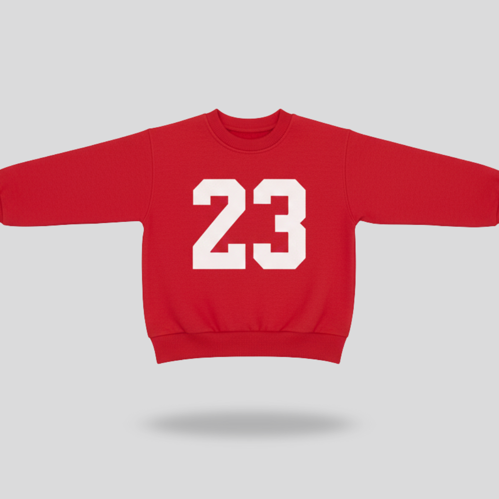 Fleece Red Sweat Shirt 23