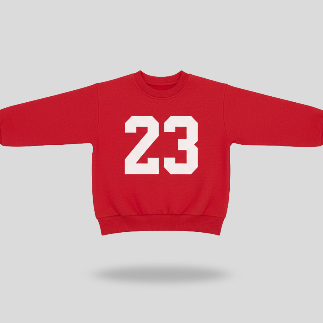 Fleece Red Sweat Shirt 23