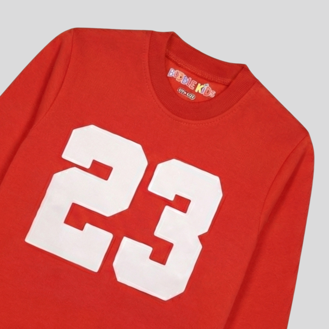 Fleece Red Sweat Shirt 23